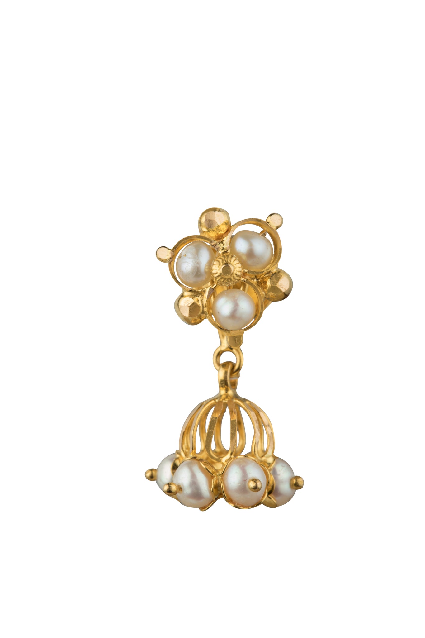 PEARL JHUMKA STUD